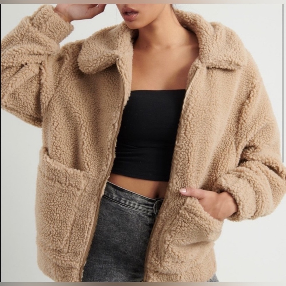 Garage Oversized teddy coat